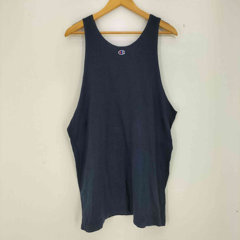 チャンピオン Champion 90s USA製 コットン フロントロゴプリント タンクトップ メンズ import:L